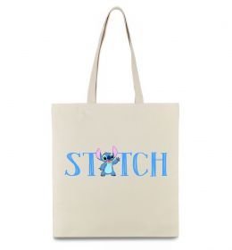 Еко-сумка Stitch напис