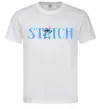 Мужская футболка Stitch напис Белый фото