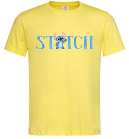 Чоловіча футболка Stitch напис