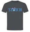 Мужская футболка Stitch напис Графит фото