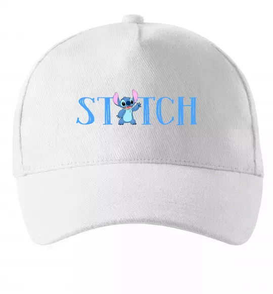 Кепка Stitch напис Белый фото