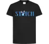 Детская футболка Stitch напис Черный Детская футболка Stitch напис Черный фото