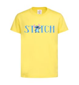 Дитяча футболка Stitch напис