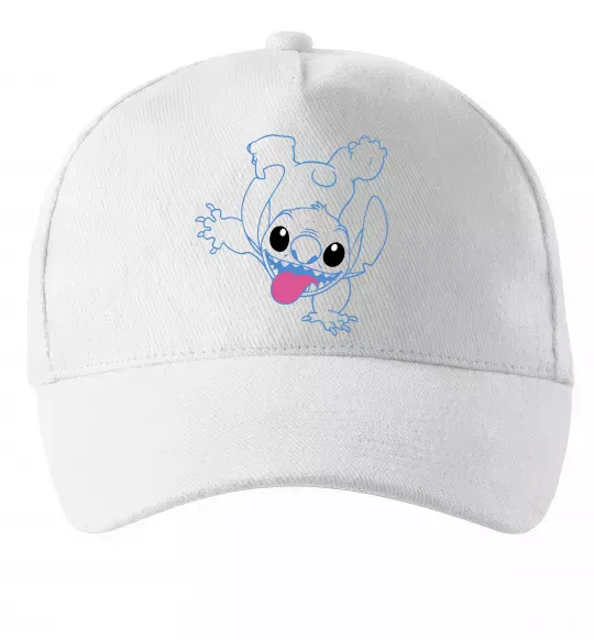 Кепка Stitch happy Белый фото