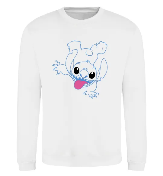 Свитшот Stitch happy Белый фото