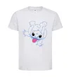 Детская футболка Stitch happy Белый фото