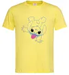 Мужская футболка Stitch happy Лимонный фото