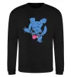 Свитшот Stitch happy Черный фото