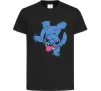 Детская футболка Stitch happy Черный фото