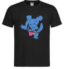 Мужская футболка Stitch happy