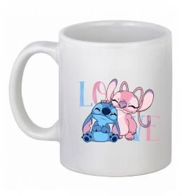 Чашка керамическая Stitch love Чашка керамическая Stitch love