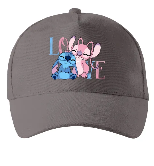 Кепка Stitch love Серый фото