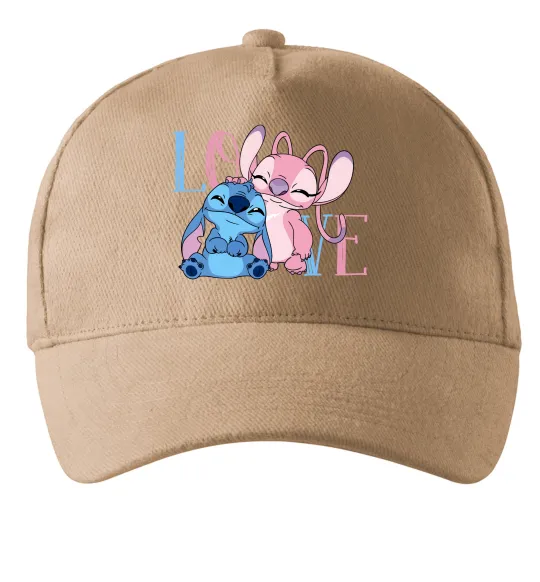 Кепка Stitch love Пісочний фото