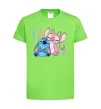 Детская футболка Stitch love Лаймовый фото