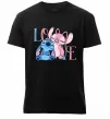 Мужская премиум футболка Stitch love Черный Мужская премиум футболка Stitch love Черный фото