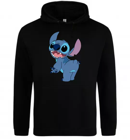 Жіноча толстовка (худі) Stitch Чорний фото