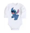 Дитячий бодік Stitch Білий фото
