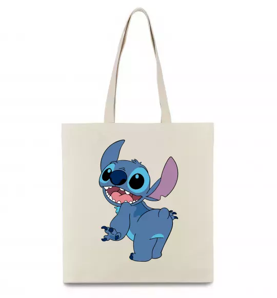 Еко-сумка Stitch Бежевий фото