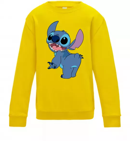 Дитячий світшот Stitch Сонячно жовтий фото