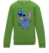 Дитячий світшот Stitch Лаймовий фото
