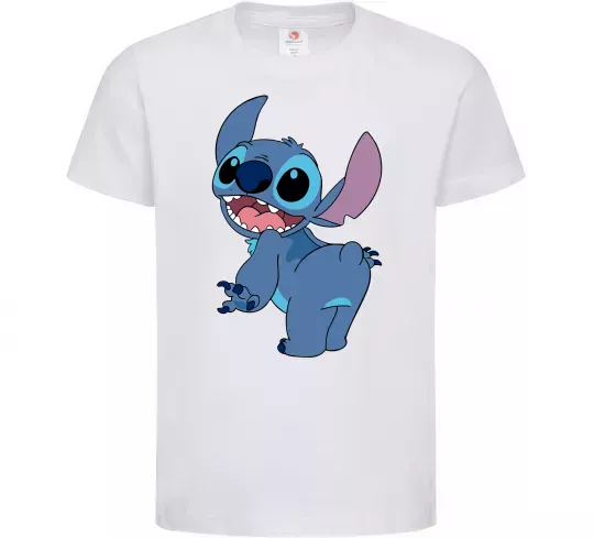 Дитяча футболка Stitch Білий фото