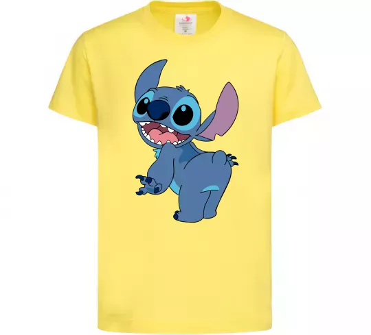 Дитяча футболка Stitch Лимонний фото