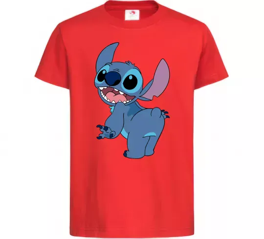 Дитяча футболка Stitch Червоний фото