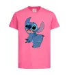 Дитяча футболка Stitch Яскраво-рожевий фото