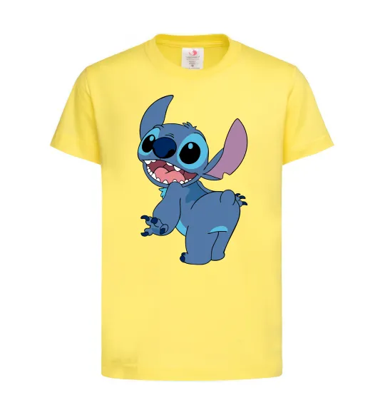 Дитяча футболка Stitch Лимонний фото