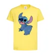 Дитяча футболка Stitch Лимонний фото