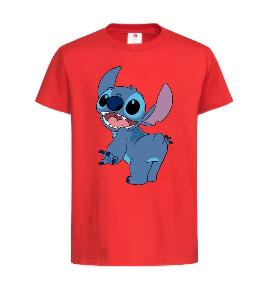Дитяча футболка Stitch Червоний фото
