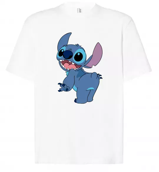 Футболка Оверсайз Stitch Білий фото