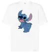 Футболка Оверсайз Stitch Білий фото