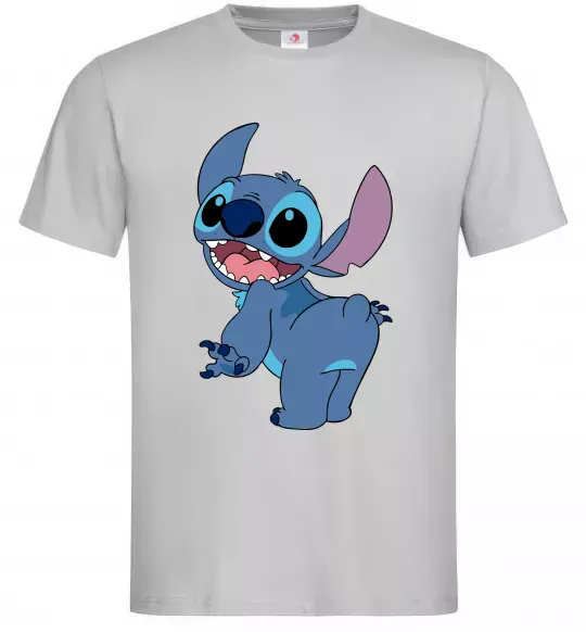 Мужская футболка Stitch Серый фото