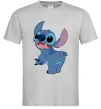 Мужская футболка Stitch Серый фото