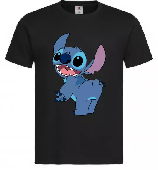 Мужская футболка Stitch Черный фото