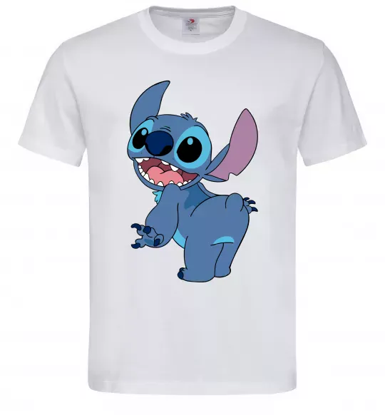 Мужская футболка Stitch Белый фото