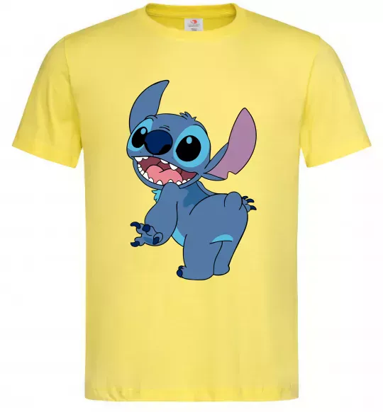 Мужская футболка Stitch Лимонный фото
