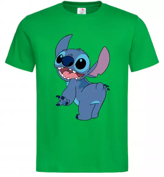 Мужская футболка Stitch Зеленый фото