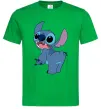 Мужская футболка Stitch Зеленый фото