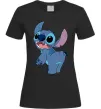 Женская футболка Stitch Черный фото