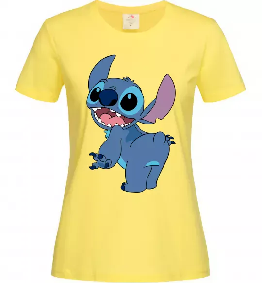 Женская футболка Stitch Лимонный фото