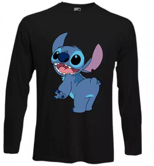 Лонгслив Stitch Черный фото