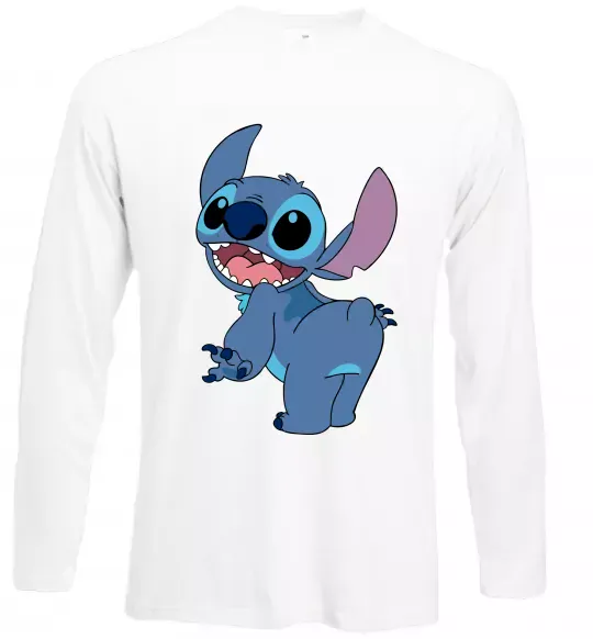Лонгслив Stitch Белый фото