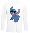 Лонгслив Stitch Белый фото