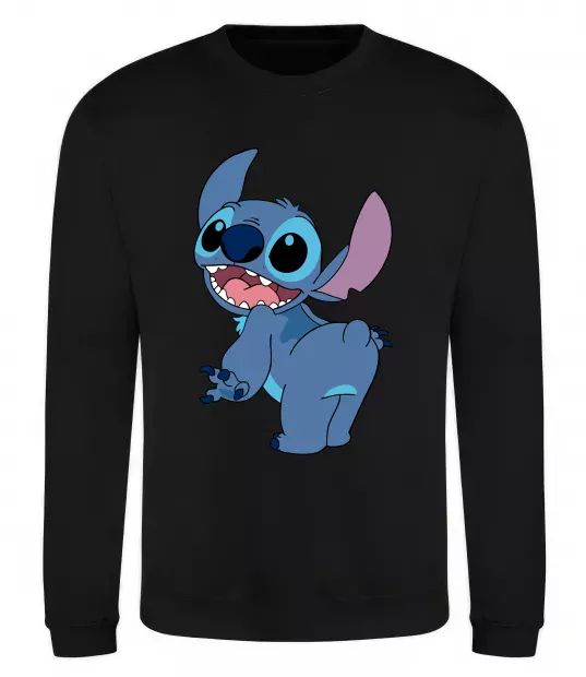 Свитшот Stitch Черный фото