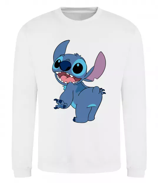 Свитшот Stitch Белый фото