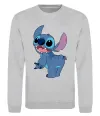Свитшот Stitch Серый меланж фото
