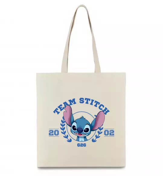 Эко-сумка Team stitch Бежевый фото