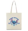 Эко-сумка Team stitch Бежевый фото